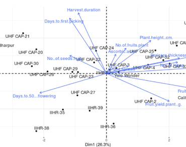 Genetic diversity studies in bell pepper (Capsicum annuum L. var. Grossum Sendt.) genotypes for growth, yield and quality traits