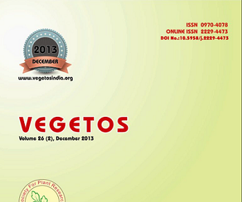 vegetos Volume 26, Issue 2, Jun 2013